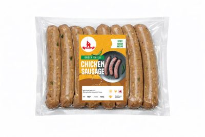 Green Chilli Chicken Sausage (400gm)
